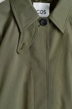 A-LINE COTTON-TWILL JACKET