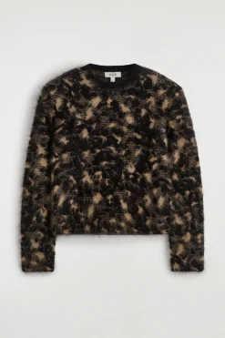 ANIMAL JACQUARD MERINO WOOL SWEATER