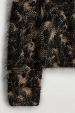 ANIMAL JACQUARD MERINO WOOL SWEATER