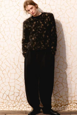 ANIMAL JACQUARD MERINO WOOL SWEATER