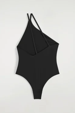ASYMMETRIC DOUBLE-FACED SWIMSUIT