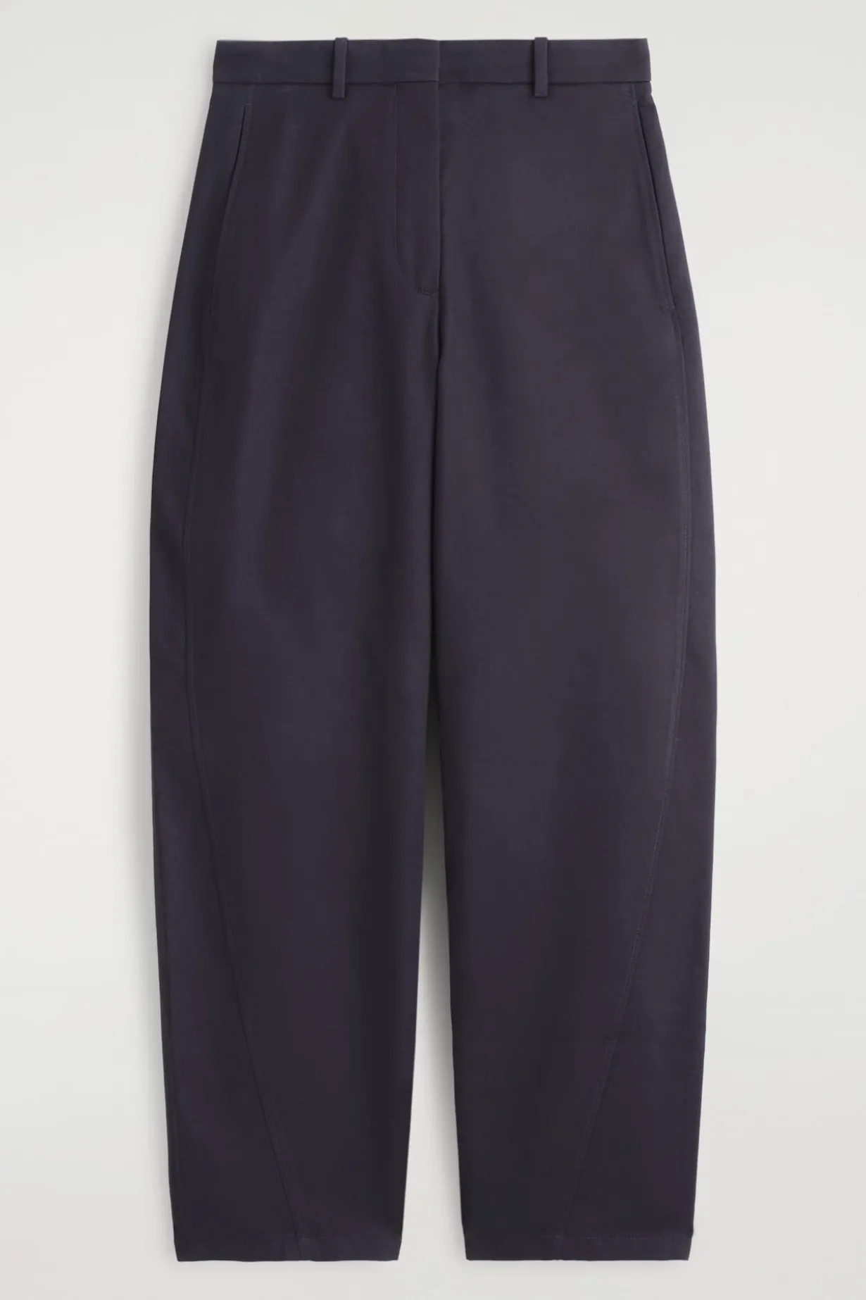 BARREL-LEG COTTON CHINOS
