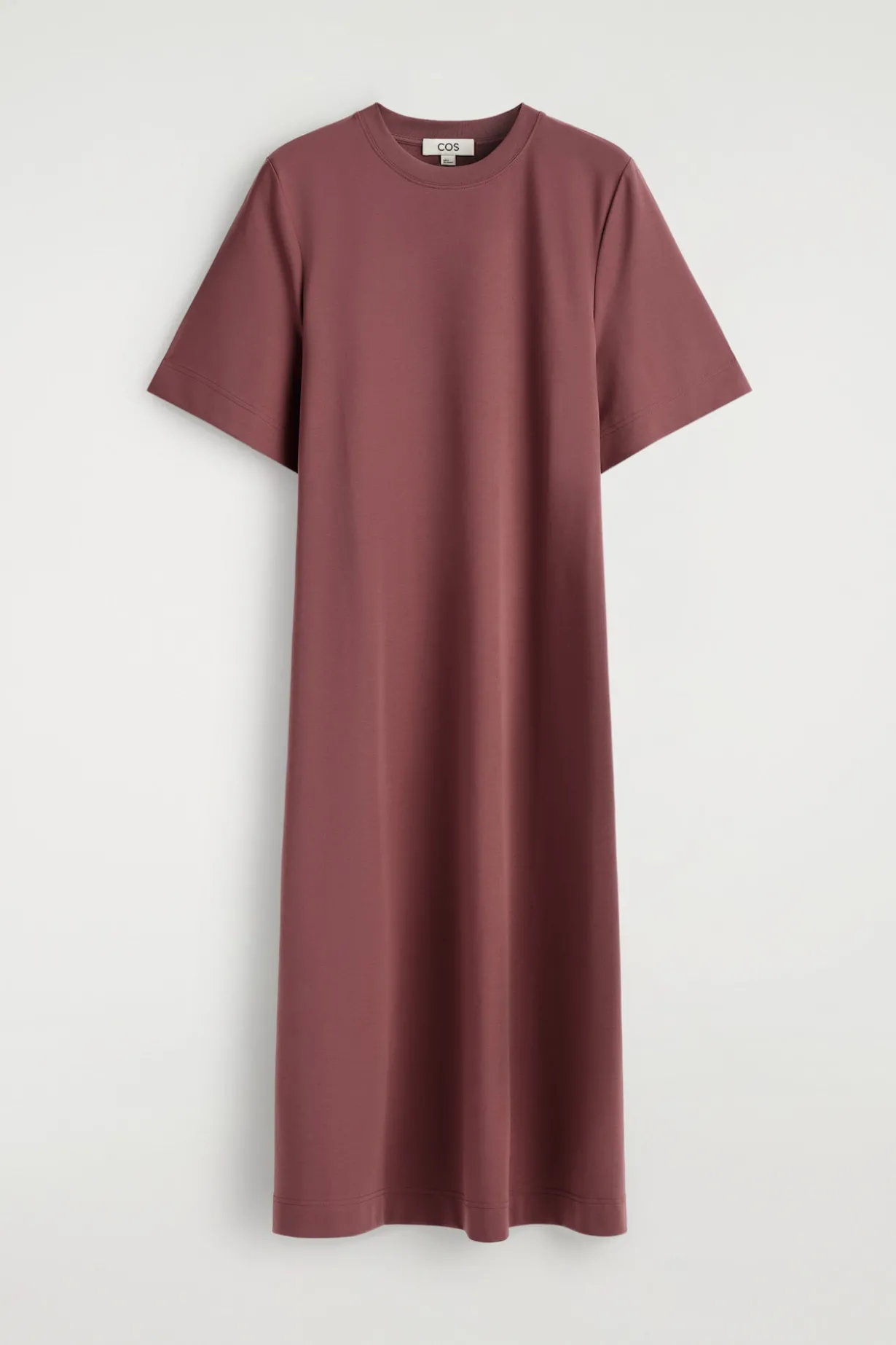 BELT-DETAIL MIDI T-SHIRT DRESS