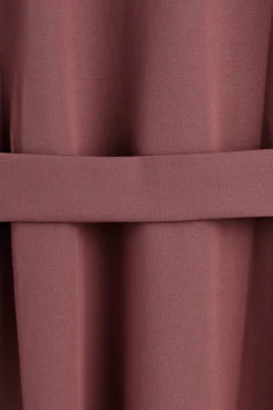 BELT-DETAIL MIDI T-SHIRT DRESS