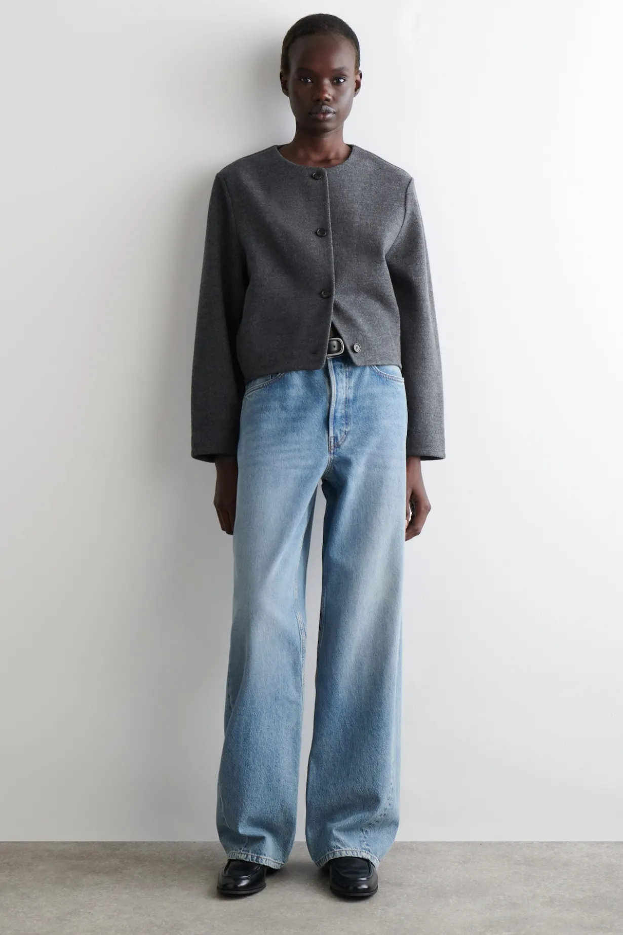 BOILED MERINO WOOL CARDIGAN