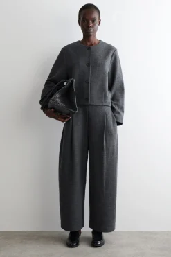 BOILED MERINO WOOL CARDIGAN