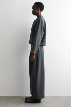 BOILED MERINO WOOL CARDIGAN