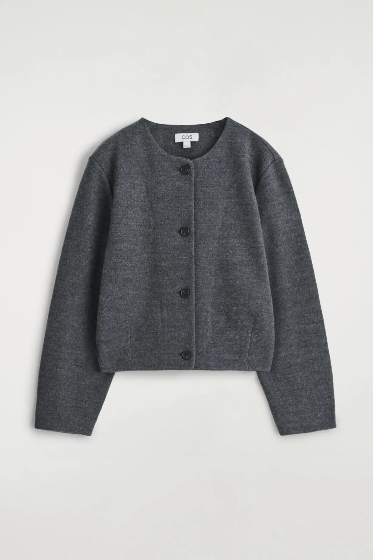 BOILED MERINO WOOL CARDIGAN