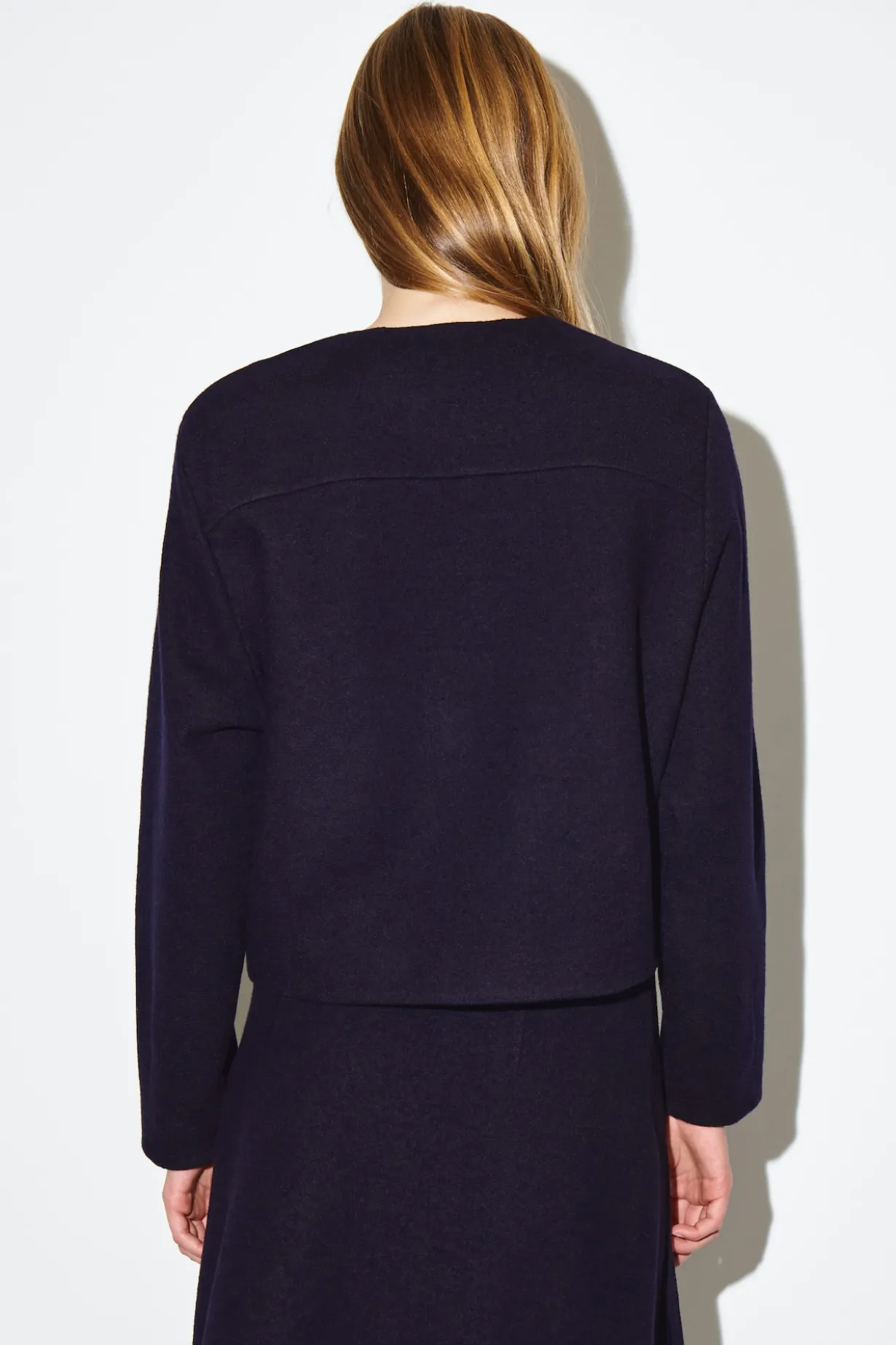 BOILED MERINO WOOL CARDIGAN