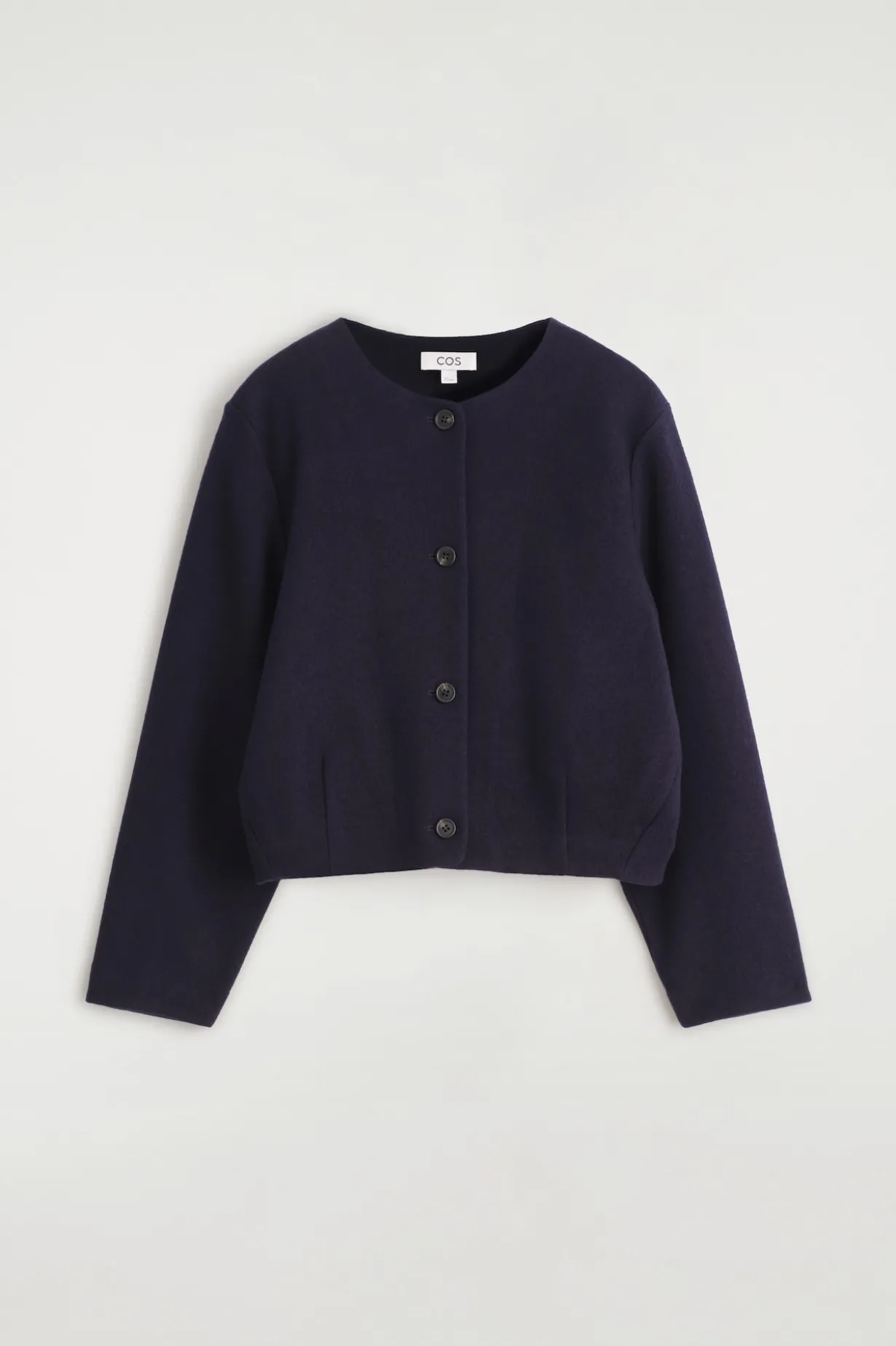 BOILED MERINO WOOL CARDIGAN