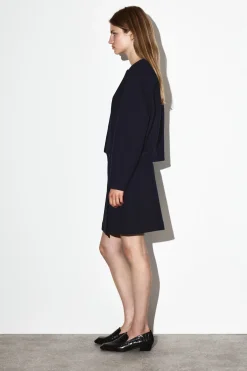 BOILED MERINO WOOL MINI SKIRT