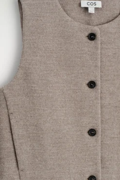 BOILED MERINO WOOL VEST