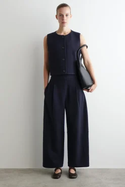 BOILED MERINO WOOL VEST
