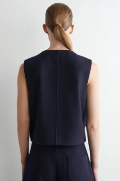 BOILED MERINO WOOL VEST