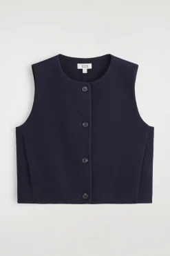 BOILED MERINO WOOL VEST