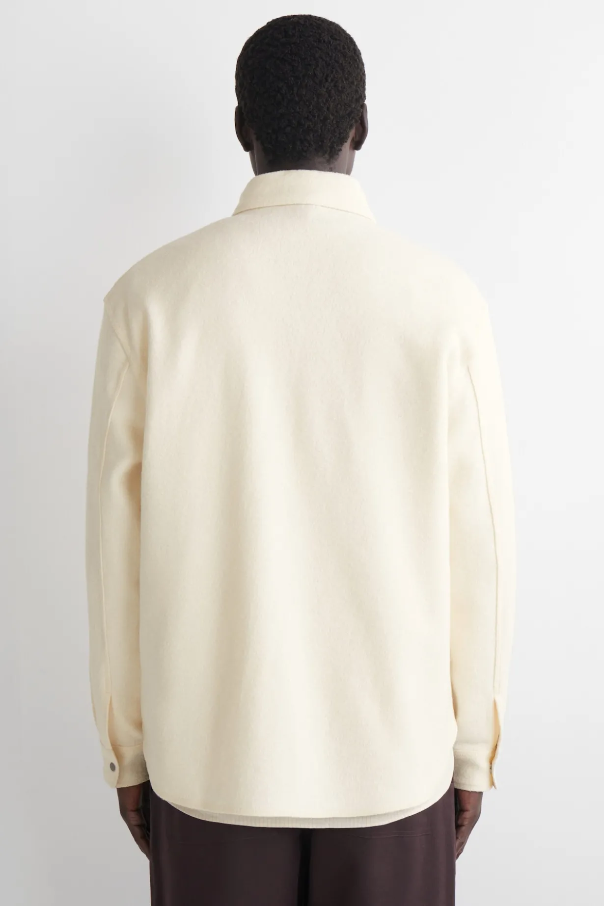 BOILED-WOOL OVERSHIRT