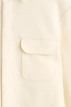 BOILED-WOOL OVERSHIRT