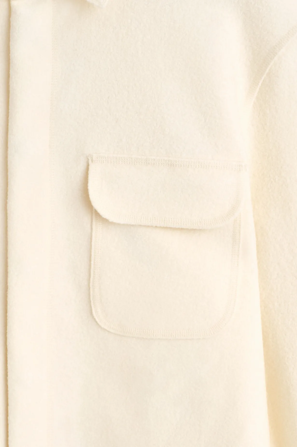 BOILED-WOOL OVERSHIRT