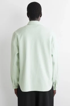 BOILED-WOOL OVERSHIRT