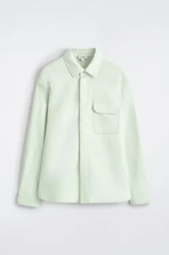 BOILED-WOOL OVERSHIRT