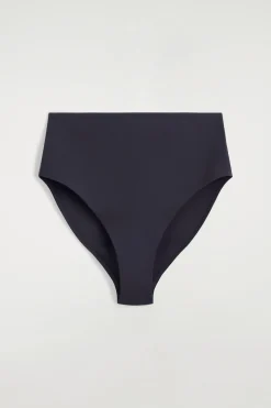 BONDED-SCUBA HIGH-WAISTED BIKINI BRIEFS