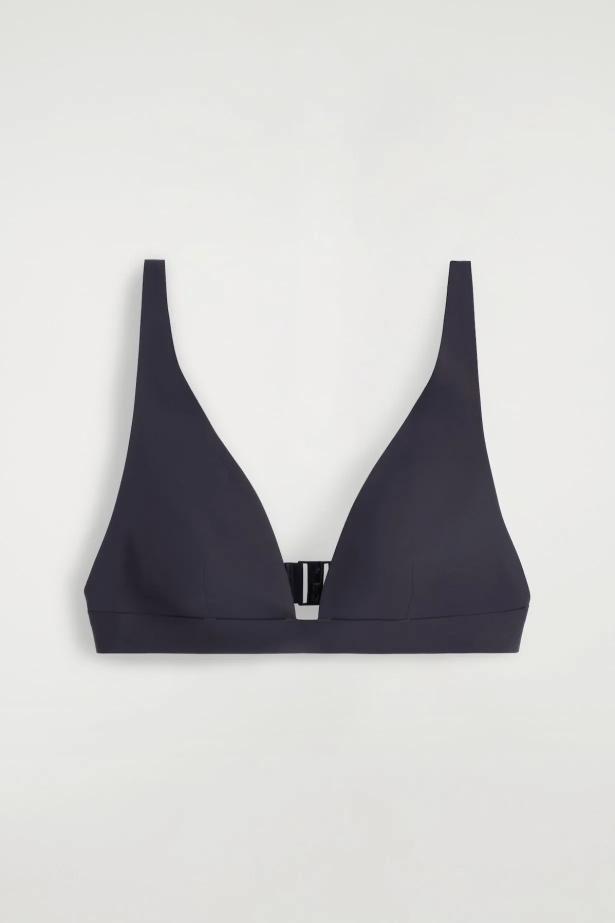 BONDED-SCUBA V-NECK BIKINI TOP