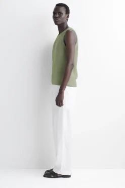 BOUCLÉ-KNIT TANK TOP
