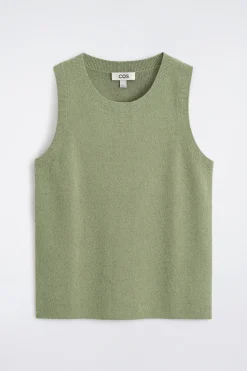 BOUCLÉ-KNIT TANK TOP