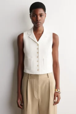 BOUCLÉ-KNIT VEST