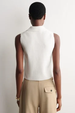 BOUCLÉ-KNIT VEST