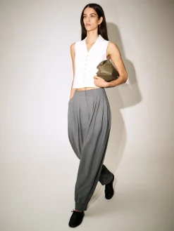 BOUCLÉ-KNIT VEST
