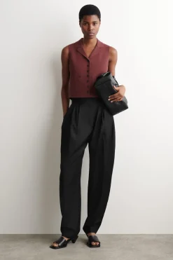 BOUCLÉ-KNIT VEST