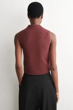 BOUCLÉ-KNIT VEST