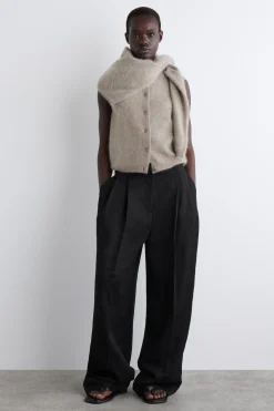 BRUSHED-CASHMERE VEST
