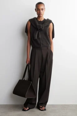 BRUSHED-CASHMERE VEST