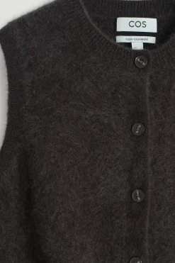 BRUSHED-CASHMERE VEST
