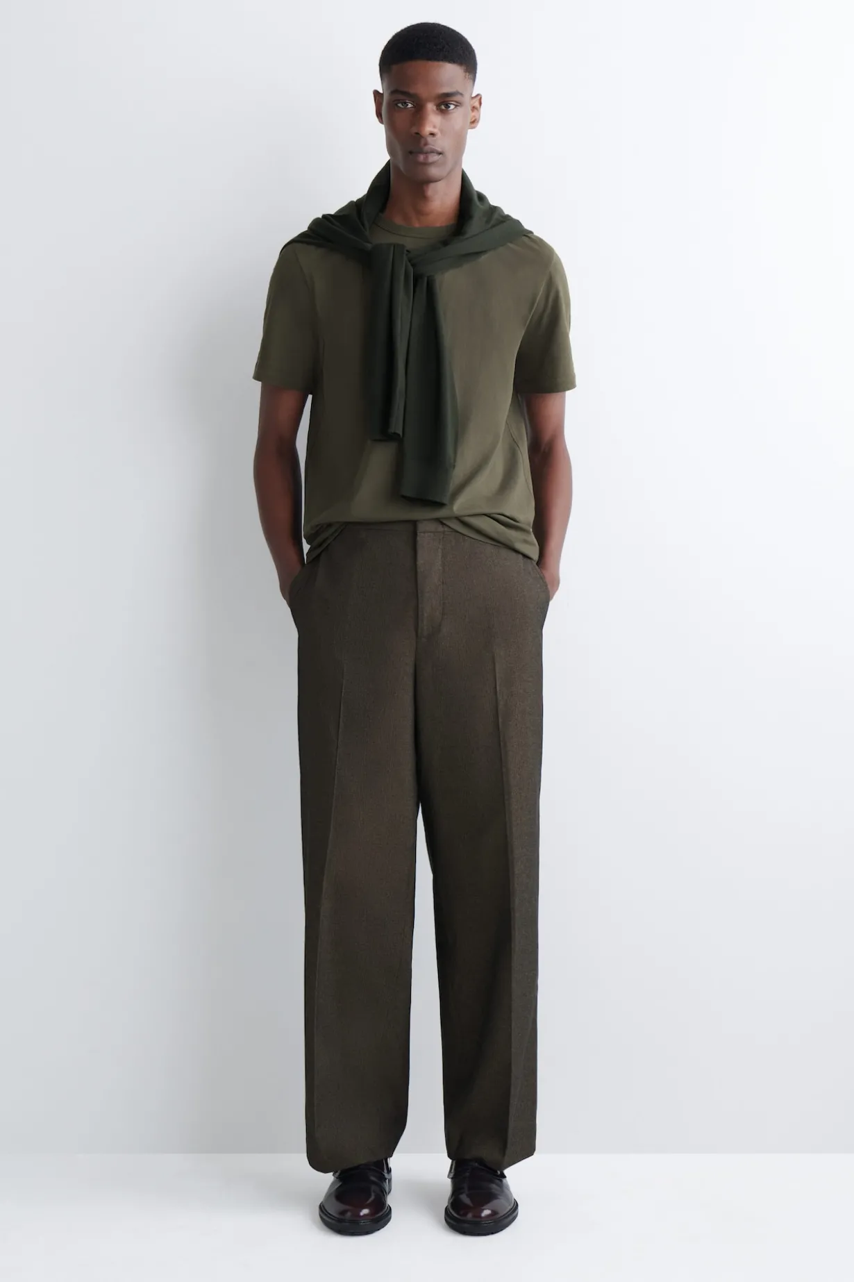 BRUSHED-COTTON SHIRT