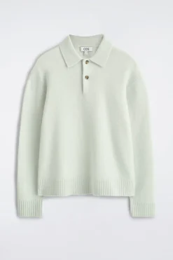 BRUSHED-WOOL POLO SHIRT