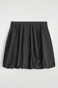 BUBBLE-HEM MINI SKIRT