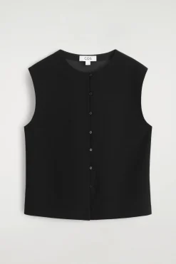 BUTTONED KNITTED TOP