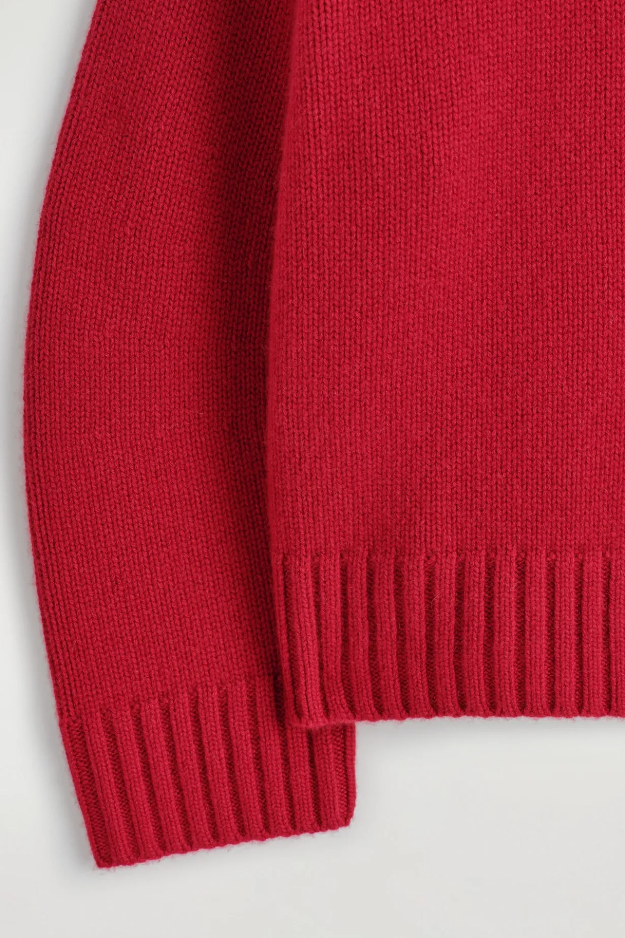 CASHMERE MOCK-NECK SWEATER