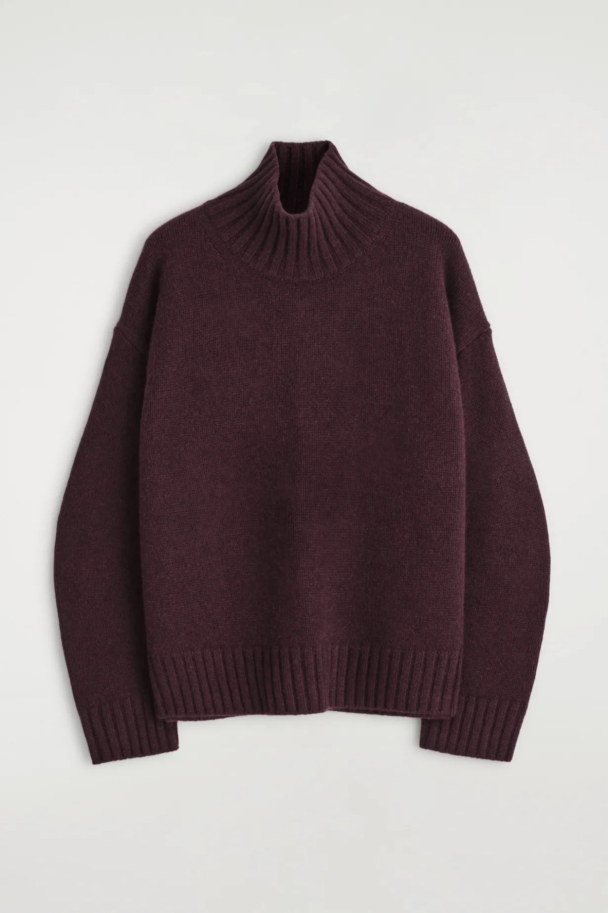 CASHMERE MOCK-NECK SWEATER