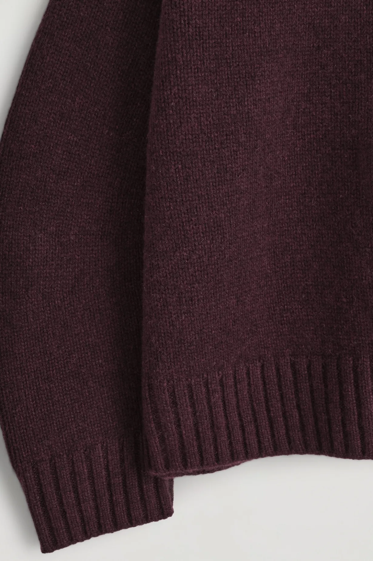 CASHMERE MOCK-NECK SWEATER