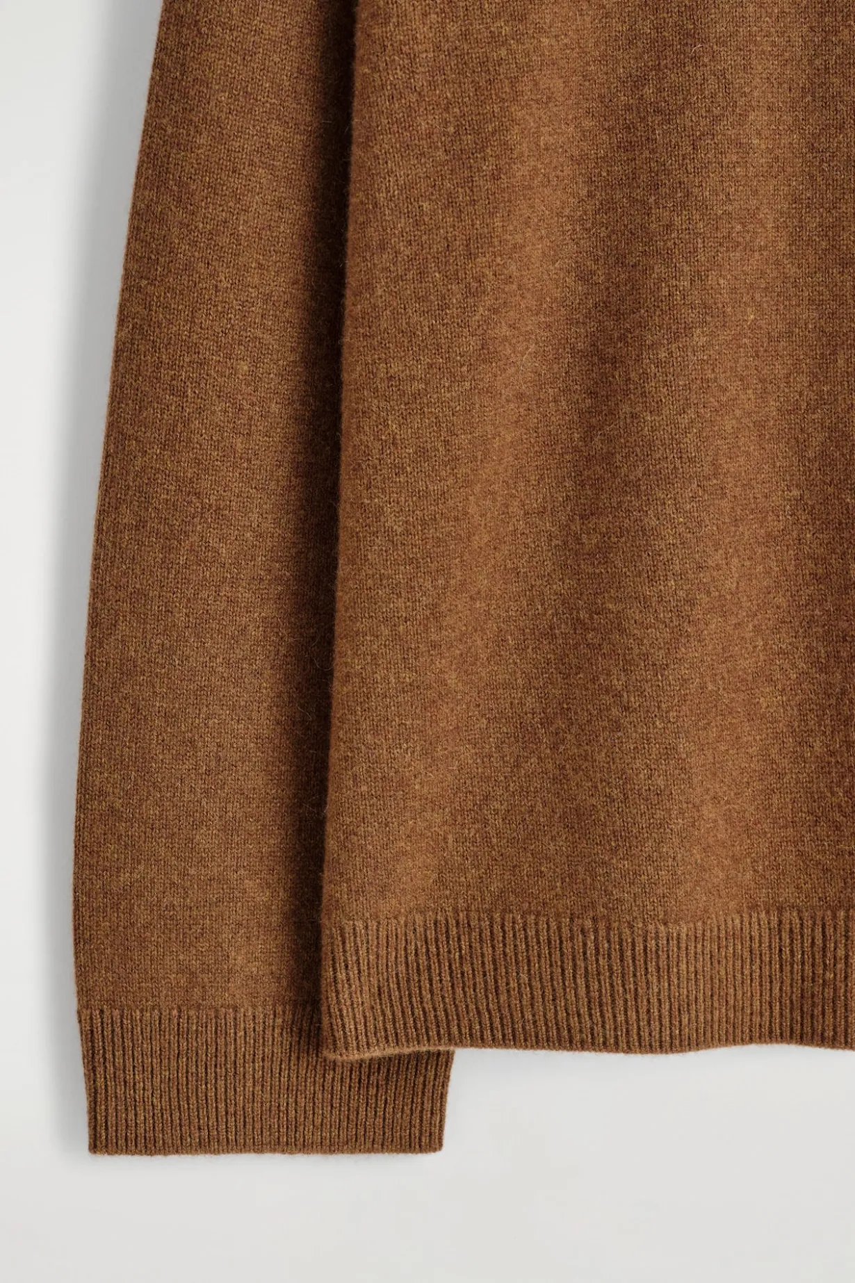 CASHMERE MOCK-NECK SWEATER