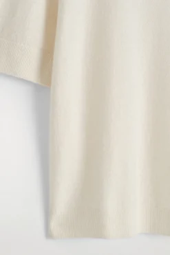 CASHMERE MOCK-NECK T-SHIRT