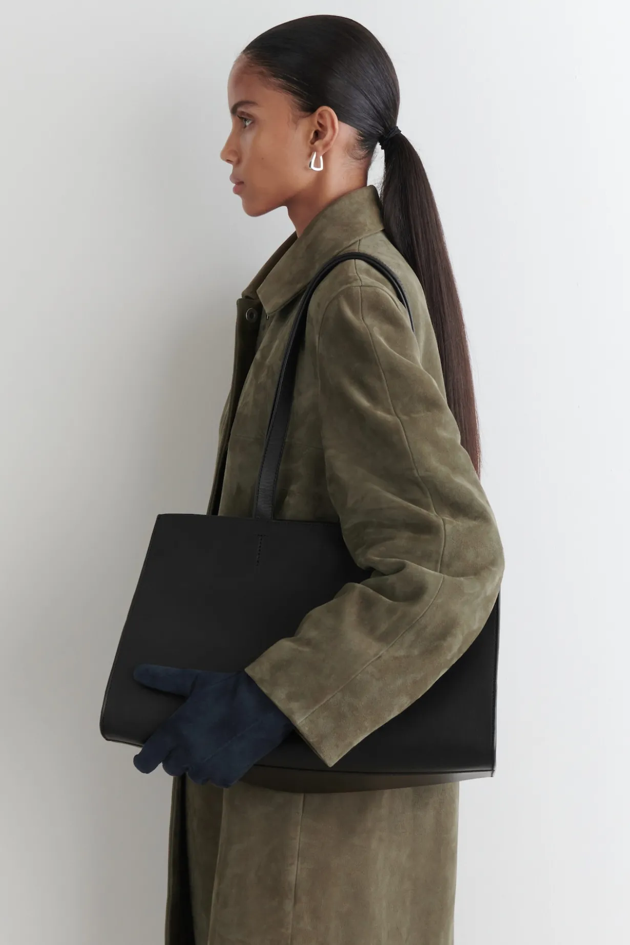 CASHMERE-LINED SUEDE GLOVES
