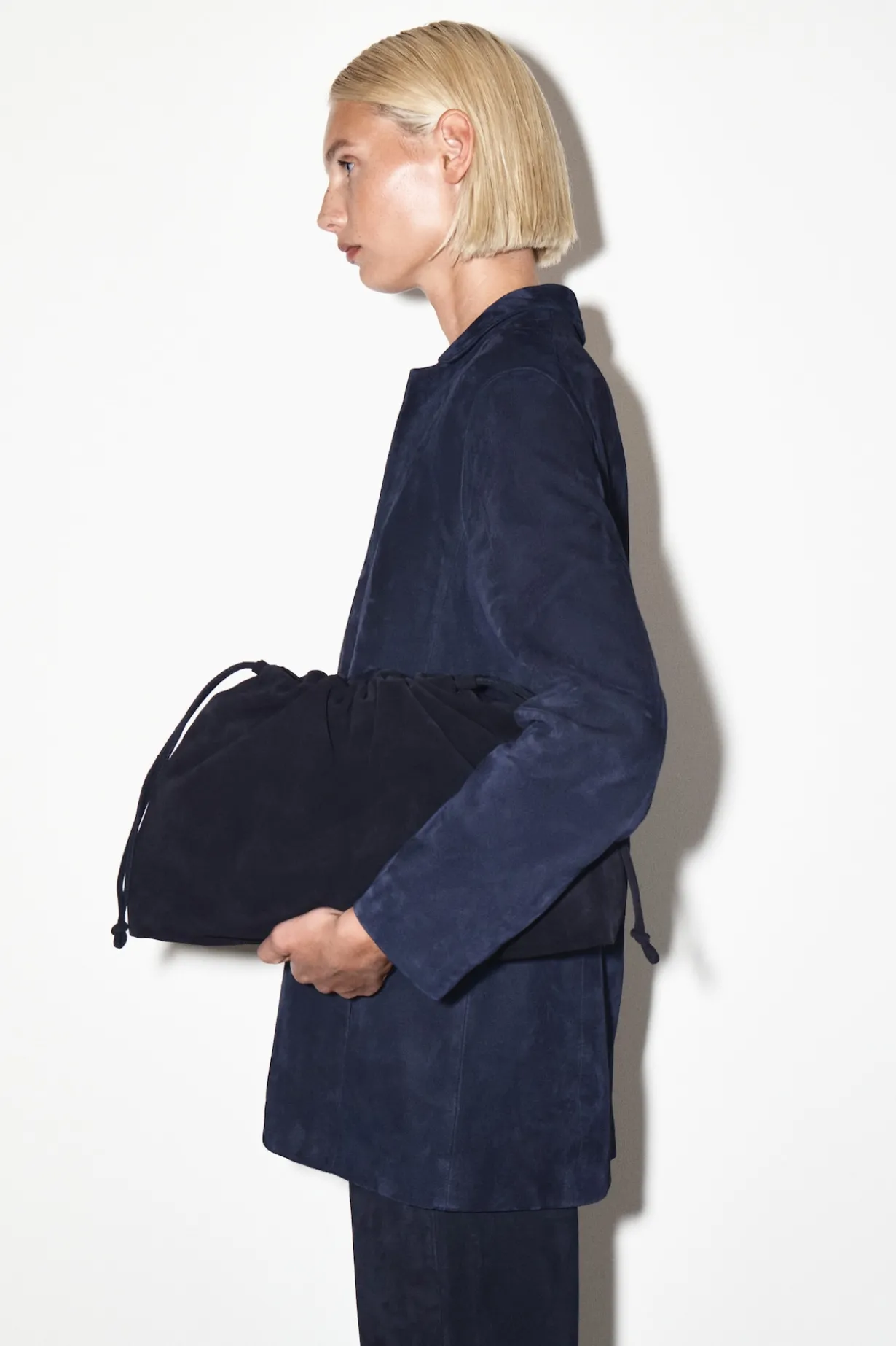 CAVATELLI CLUTCH BAG - SUEDE