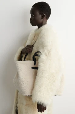 CHALET TOTE BAG - SHEARLING