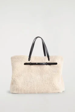 CHALET TOTE BAG - SHEARLING