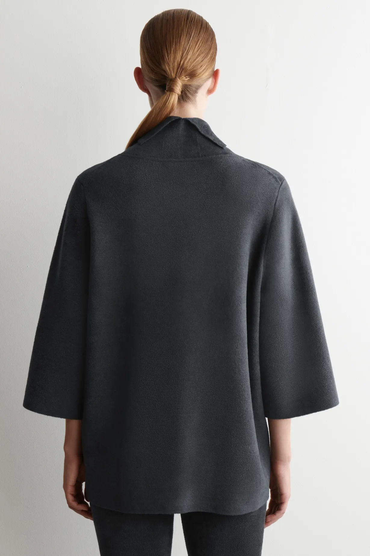 CHENILLE-KNIT MOCK-NECK SWEATER